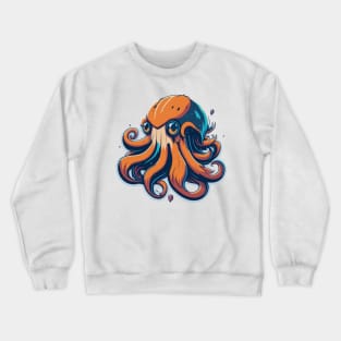 Cute Squid Crewneck Sweatshirt